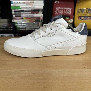 Womens Adidas Adicross Retro Spikeless Golf Shoes White/Blue 8.5